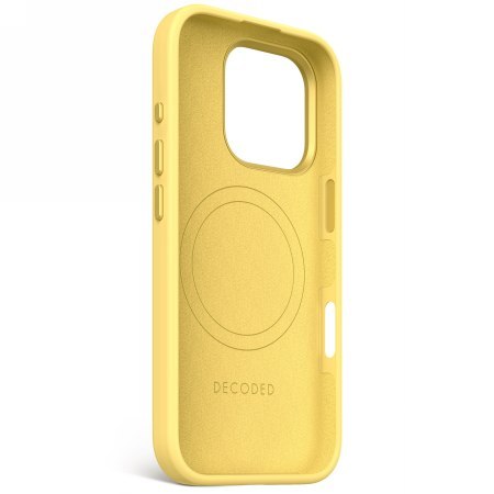 Decoded AntiMicrobial Silicone Backcover - silikonowa obudowa ochronna do iPhone 16 Pro kompatybilna z MagSafe (popcorn)