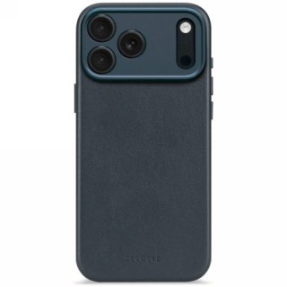 Decoded Leather Backcover - skórzana obudowa ochronna do iPhone 17 Pro kompatybilna z MagSafe (navy shadow) [eol]