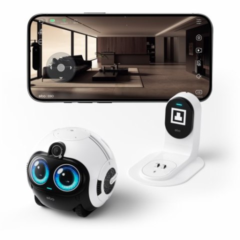 Enabot - EBO MAX - interaktywny robot domowy z AI do monitoringu i opieki nad zwierzętami