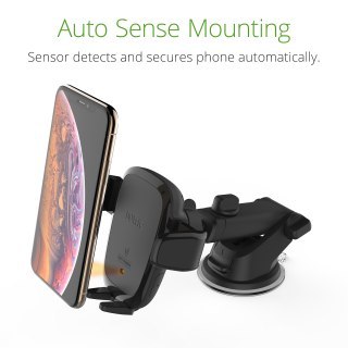 IOttie Auto Sense Wireless Dash Mount - uchwyt samochodowy na telefon na deskę rozdzielczą i przednią szybę z bezprzewodowym ład