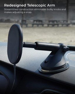 IOttie Velox Magnetic Wireless Charger Dash & Windshield Mount - magnetyczny uchwyt samochodowy na telefon na deskę rozdzielczą 