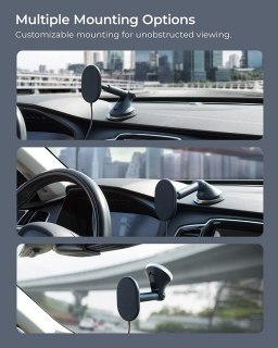 IOttie Velox Magnetic Wireless Charger Dash & Windshield Mount - magnetyczny uchwyt samochodowy na telefon na deskę rozdzielczą 
