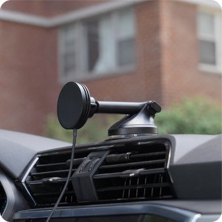 IOttie Velox Mini Qi2 Wireless Dash & Windshield Mount - uchwyt samochodowy na telefon na deske rozdzielczą i przednią szybę z ł