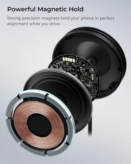 IOttie Velox Mini Qi2 Wireless Dash & Windshield Mount - uchwyt samochodowy na telefon na deske rozdzielczą i przednią szybę z ł