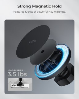 IOttie iTap 3 Magnetic Dash & Windshield Mount - magnetyczny uchwyt samochodowy na telefon na deskę rozdzielczą i przednią szybę