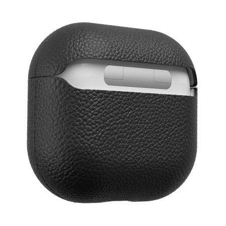 KeyBudz Artisan Leather Case - skórzane etui ochronne do AirPods 4 (black)