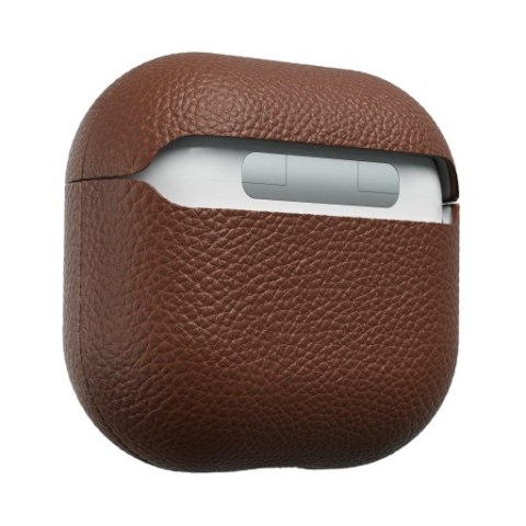 KeyBudz Artisan Leather Case - skórzane etui ochronne do AirPods 4 (natural brown)
