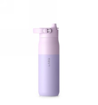 LARQ Bottle PureVis 2 - inteligentna, samoczyszcząca butelka filtrująca, światło UV-C 680ml (luberon lavender)