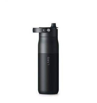 LARQ Bottle PureVis 2 - inteligentna, samoczyszcząca butelka filtrująca, światło UV-C 680ml (obsidian black)