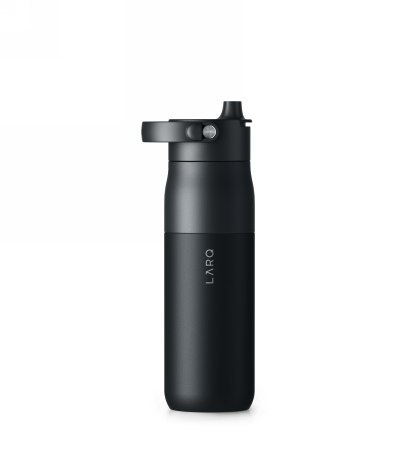 LARQ Bottle PureVis 2 - inteligentna, samoczyszcząca butelka filtrująca, światło UV-C 680ml (obsidian black)