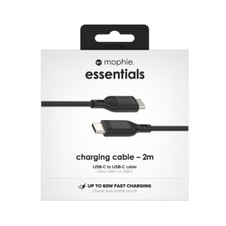 Mophie Essentials - kabel USB-C - USB-C 2m (black)