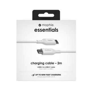 Mophie Essentials - kabel USB-C - USB-C 2m (white)