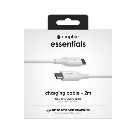 Mophie Essentials - kabel USB-C - USB-C 2m (white)