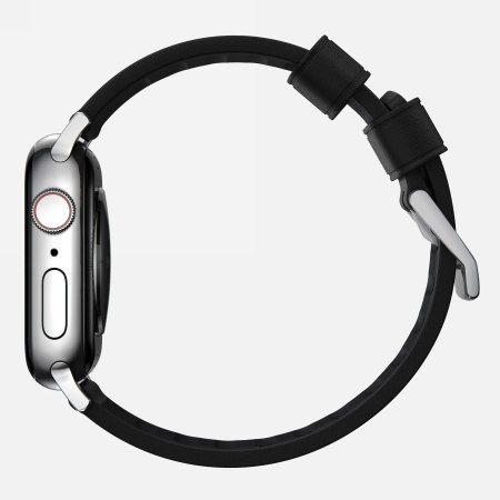 NOMAD Active Band Pro - wodoodporny skórzany pasek do Apple Watch 44mm-49mm (Apple Watch 4-11, SE 1-3, Ultra 1-3) (black active 