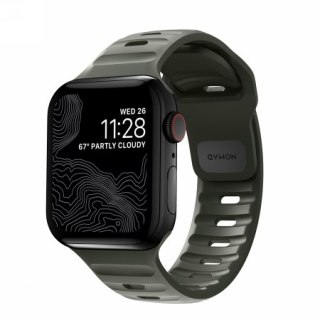 NOMAD Sport Band - pasek do Apple Watch 44mm-49mm (Apple Watch 4-11, SE 1-3, Ultra 1-3) z FKM (ash green)