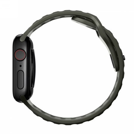 NOMAD Sport Band - pasek do Apple Watch 44mm-49mm (Apple Watch 4-11, SE 1-3, Ultra 1-3) z FKM (ash green)