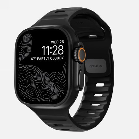 NOMAD Sport Band - pasek do Apple Watch 44mm-49mm (Apple Watch 4-11, SE 1-3, Ultra 1-3) z FKM (black)