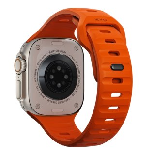 NOMAD Sport Band - pasek do Apple Watch 44mm-49mm (Apple Watch 4-11, SE 1-3, Ultra 1-3) z FKM (ultra orange) [mto]