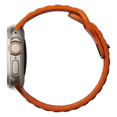 NOMAD Sport Band - pasek do Apple Watch 44mm-49mm (Apple Watch 4-11, SE 1-3, Ultra 1-3) z FKM (ultra orange) [mto]