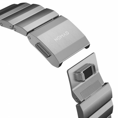 NOMAD Titanium Band - tytanowa bransoleta do Apple Watch 44mm-49mm (Apple Watch 4-11, SE 1-3, Ultra 1-3) V3 (natural hardware)