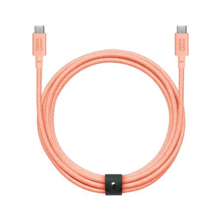 Native Union Belt Cable XL 100W - kabel USB-C - USB-C, 3 m (apricot)