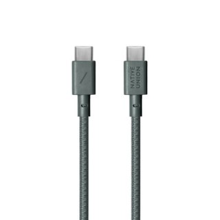 Native Union Belt Cable - kabel USB-C - USB-C, 1,2 m (slate green)