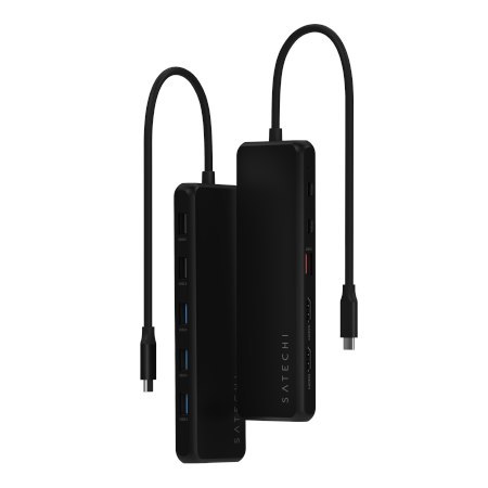 Satechi 13-in-1 USB-C Triple Display Multiport Adapter - adapter USB-C (1x Ethernet 1 Gbps, 3x USB-A 5 Gbps, 1x USB-A 10 Gbps, 2
