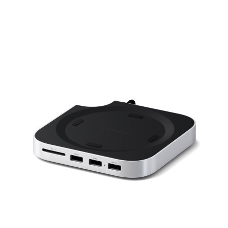 Satechi Mac Mini M6 / M5 Pro / M4 Stand & Hub SSD - aluminiowa podstawka do Mac Mini z Hub USB-C (host USB-C 3.2 gen. 2, 2x USB-