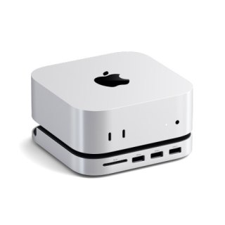 Satechi Mac Mini M6 / M5 Pro / M4 Stand & Hub SSD - aluminiowa podstawka do Mac Mini z Hub USB-C (host USB-C 3.2 gen. 2, 2x USB-