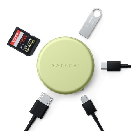 Satechi OntheGo 5-in-1 Multiport Adapter - adapter do urządzeń mobilnych (USB-C 5 Gbps, USB-A 5 Gbps, HDMI 4K, czytnik kart SD 1