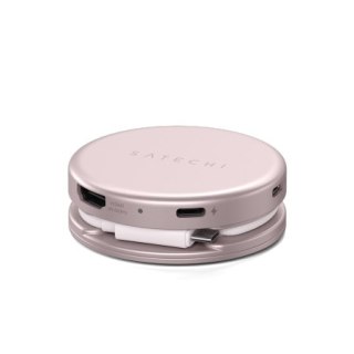 Satechi OntheGo 5-in-1 Multiport Adapter - adapter do urządzeń mobilnych (USB-C 5 Gbps, USB-A 5 Gbps, HDMI 4K, czytnik kart SD 1