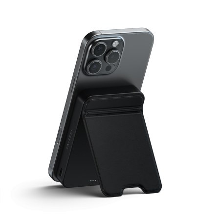 Satechi OntheGo Powerbank 10K - magnetyczny powerbank z podstawką 10000 mAh kompatybilny z MagSafe i Qi2 (black)