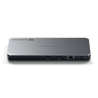 Satechi Thunderbolt 4 Docking Station - stacja dokująca TB4 (3.5mm audio in/out, czytnik kart SD 4.0/UHS-II, 2x USB-A 3.2, 2x HD