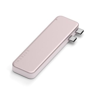 Satechi USB-C Snap Hub - adapter do urządzeń mobilnych (USB-C 5 Gbps, USB-A 5 Gbps, HDMI 4K, czytnik kart micro/SD 104 MB/s, USB