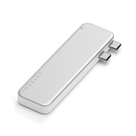 Satechi USB-C Snap Hub - adapter do urządzeń mobilnych (USB-C 5 Gbps, USB-A 5 Gbps, HDMI 4K, czytnik kart micro/SD 104 MB/s, USB