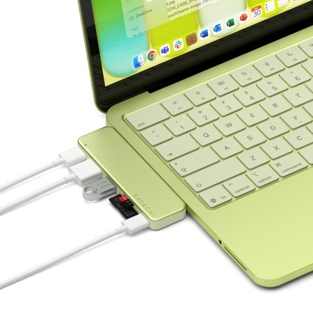 Satechi USB-C Snap Hub - adapter do urządzeń mobilnych (USB-C 5 Gbps, USB-A 5 Gbps, HDMI 4K, czytnik kart micro/SD 104 MB/s, USB