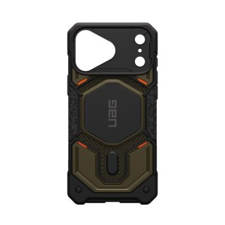 UAG Monarch Pro - etui do iPhone 18 Pro Max / 17 Pro Max kompatybilne z MagSafe (kevlar element green)