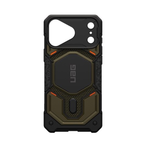 UAG Monarch Pro - etui do iPhone 18 Pro Max / 17 Pro Max kompatybilne z MagSafe (kevlar element green)