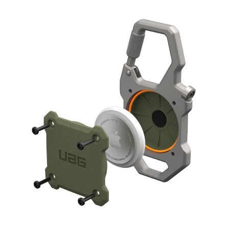 UAG Monarch - etui do AirTag (olive/silver)