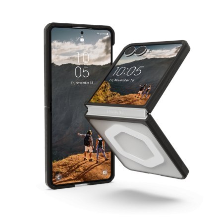 UAG Mouve - etui z wbudowanym modułem magnetycznym do Samsung Galaxy Z Flip 8 (ice)