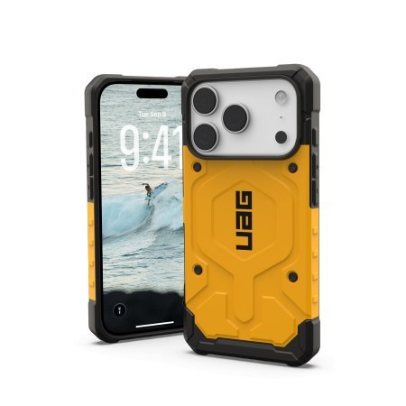 UAG Pathfinder MagSafe - etui do iPhone 18 Pro / 17 Pro kompatybilne z MagSafe (heritage yellow) [s]