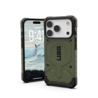 UAG Pathfinder MagSafe - etui do iPhone 18 Pro / 17 Pro kompatybilne z MagSafe (olive) [s]