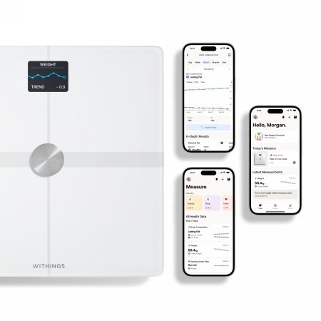 Withings Body Smart - waga z analizą składu masy ciała. Wyrób medyczny (white)