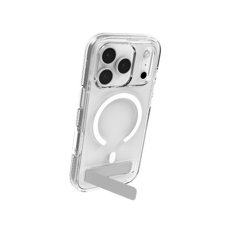 ZAGG Crystal Palace Snap KS - etui z podstawką do iPhone 18 Pro / 17 Pro kompatybilne z MagSafe (clear) [s]