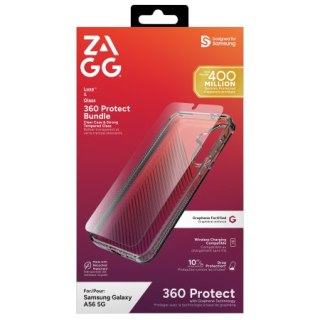 ZAGG Luxe Bundle - etui i szkło ochronne do Samsung Galaxy A56 5G (clear)
