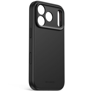 Decoded AntiMicrobial Silicone Backcover - etui do iPhone 18 Pro Max / 17 Pro Max kompatybilne z MagSafe (carbon black)