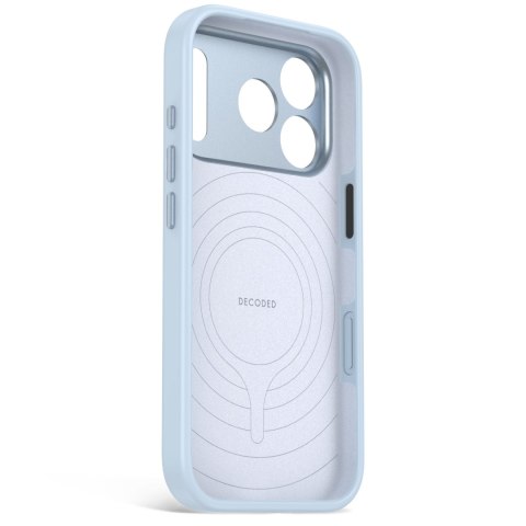 Decoded AntiMicrobial Silicone Backcover - etui do iPhone 18 Pro Max / 17 Pro Max kompatybilne z MagSafe (sky blue)