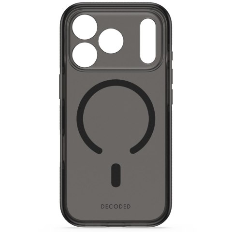 Decoded DropTec Transparent Backcover - etui do iPhone 18 Pro / 17 Pro kompatybilne z MagSafe (frosted black)