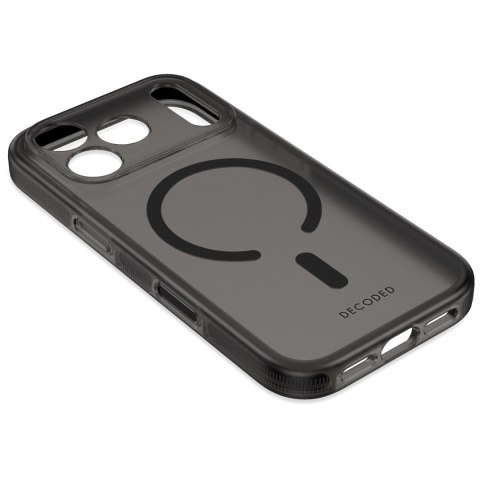 Decoded DropTec Transparent Backcover - etui do iPhone 18 Pro / 17 Pro kompatybilne z MagSafe (frosted black)