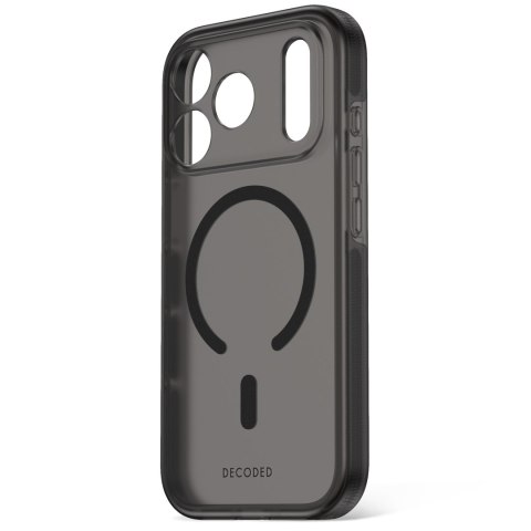 Decoded DropTec Transparent Backcover - etui do iPhone 18 Pro / 17 Pro kompatybilne z MagSafe (frosted black)